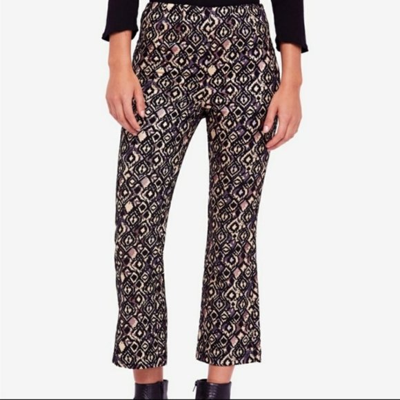 FREE PEOPLE Cropped Kicked Flare Pant - Size 4 - Picture 1 of 4